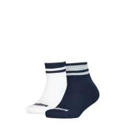 Puma sokken met streep - set van 2 wit/donkerblauw Multi Jongens/Meisj...