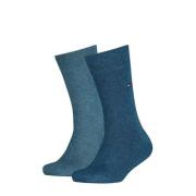 Tommy Hilfiger sokken - set van 2 blauw Jongens Katoen Effen - 23-26