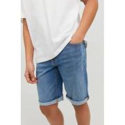 JACK & JONES JUNIOR denim short JJIRICK blue denim Blauw Jongens Stret...