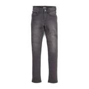 s.Oliver slim fit jeans grijs stonewashed Jongens Stretchdenim Effen -...