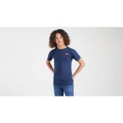 Levi's Kids basic T-shirt Batwing chest met logo donkerblauw Jongens K...