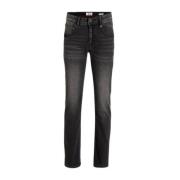 Vingino regular fit jeans BAGGIO black vintage Zwart Jongens Stretchde...
