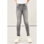 NAME IT skinny jeans NKFPOLLY light grey denim Grijs Meisjes Stretchde...