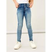 NAME IT KIDS skinny jeans NKFPOLLY medium blue denim Blauw Meisjes Str...
