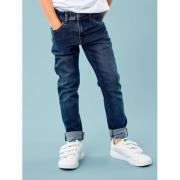 NAME IT KIDS slim fit jeans NKMSILAS dark blue denim Blauw Jongens Str...