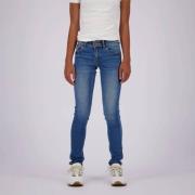 Vingino skinny jeans Amiche dark used Blauw Meisjes Denim Effen - 152