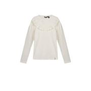 NONO longsleeve Kilian offwhite Wit Meisjes Stretchkatoen Ronde hals E...