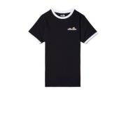 Ellesse T-shirt zwart/wit Jongens/Meisjes Katoen Ronde hals Logo - 128...