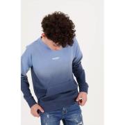 Raizzed sweater Veyron met tekst blauw Tekst - 140