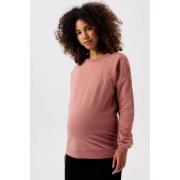 Noppies zwangerschaps- en voedingssweater Lesy oudroze Trui Effen - L