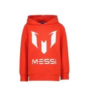 Vingino x Messi hoodie met logo rood Sweater Logo - 152