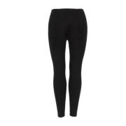 Yellow Moon legging zwart Meisjes Katoen Effen - 98-104