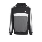 adidas Sportswear hoodie zwart/wit/grijs Sweater Meerkleurig - 140