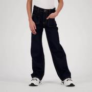 Vingino straight fit jeans Cato pocket dark blue denim Blauw Meisjes K...