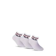 Fila sokken - set van 3 wit Jongens/Meisjes Katoen Logo - 23/26