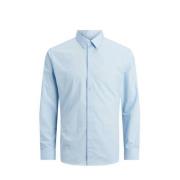 JACK & JONES JUNIOR overhemd lichtblauw Jongens Polyester Klassieke kr...