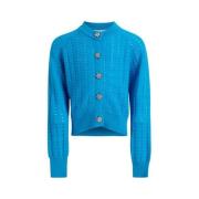 Shoeby vest van gerecycled polyester turquoise Blauw Effen - 110/116