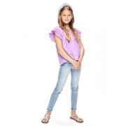 Retour Jeans top Isla met textuur lila Paars Meisjes Katoen Vierkante ...