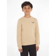 Calvin Klein sweater met logo beige Logo - 176 | Sweater van Calvin Kl...