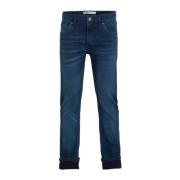 Levi's Kids 510 skinny jeans dark denim Blauw Jongens Stretchdenim Eff...