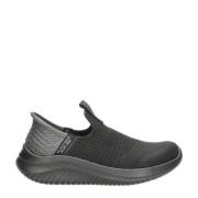 Skechers slip-on sneakers zwart Jongens Textiel Effen - 37