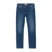 NAME IT KIDS slim fit jeans NMMSILAS dark blue denim Blauw Jongens Kat...