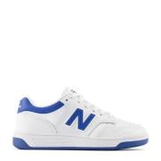 New Balance 480 V1 sneakers wit/kobaltblauw Jongens/Meisjes Imitatiele...