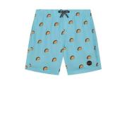 Shiwi zwemshort Taco blauw Jongens Gerecycled polyester All over print...
