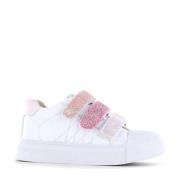 Shoesme leren sneakers wit/roze Meisjes Leer Meerkleurig - 21