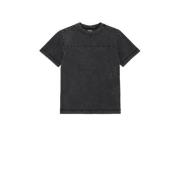 s.Oliver T-shirt zwart Jongens Katoen Ronde hals Effen - 140
