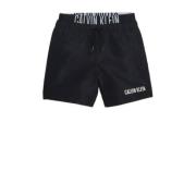 Calvin Klein zwemshort zwart Jongens Gerecycled polyester Logo - 128/1...