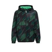WE Fashion zomerjas met camouflageprint groen/zwart Jongens Polyester ...