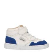 Shoesme leren sneakers wit/blauw Jongens Leer Meerkleurig - 19