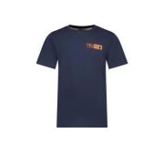 TYGO & vito T-shirt Tijn met printopdruk donkerblauw Jongens Biologisc...