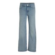 anytime wide leg jeans lichtblauw Meisjes Denim - 104
