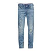 Retour Jeans tapered fit jeans Wulf Repair light blue denim Blauw Jong...