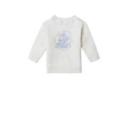 Noppies baby sweater met printopdruk offwhite Wit Printopdruk - 50