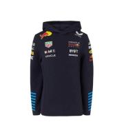 Castore Jr. Red Bull Racing replica hoodie Trui Blauw Jongens Katoen C...