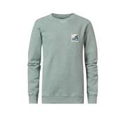 Petrol Industries sweater grijsblauw Effen - 116 | Sweater van Petrol ...