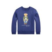 POLO Ralph Lauren sweater met printopdruk blauw Printopdruk - 128