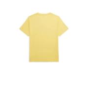 POLO Ralph Lauren T-shirt geel Jongens Katoen Ronde hals Effen - 128