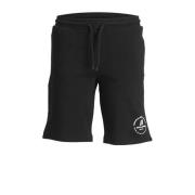 JACK & JONES JUNIOR sweatshort JPSTSWIFT met printopdruk zwart Korte b...