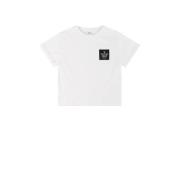 Alix Mini T-shirt met printopdruk wit Meisjes Katoen Ronde hals Printo...