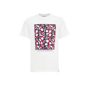 WE Fashion T-shirt met printopdruk wit Jongens Katoen Ronde hals Print...