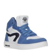 Pinocchio suède sneakers blauw/wit Jongens Suede - 20