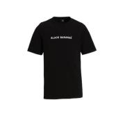 BLACK BANANAS T-shirt zwart Jongens Katoen Ronde hals Effen - 176