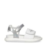 Calvin Klein sandalen zilver/wit Meisjes Imitatieleer Logo - 24
