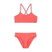 O'Neill crop bikini Essentials roze Meisjes Polyester Effen - 140