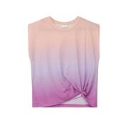 s.Oliver tie-dye crop top roze Meisjes Polyester Ronde hals Tie-dye - ...