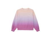 s.Oliver sweater met backprint roze Backprint - 164